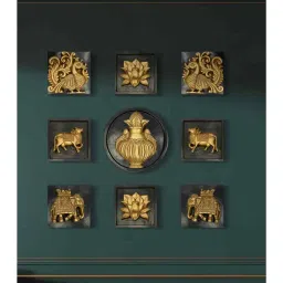 artociti Set of 9 Decorative Wall Motifs Traditional Indian Art Decor image 2