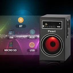 prass Pearl tower speaker mini 50 W Bluetooth Home Theatre image 3