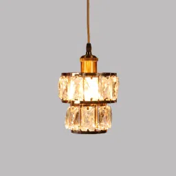 eliante by jainsons lights Aelinia Pellucid Gold Metal Hanging Light image 5