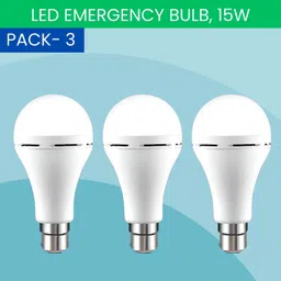 sacro 15W Rechargeable Inverter LED Bulb with Upto 4H.Power Cut Lighting Pack of_3W288 4 hrs Bulb Emergency Light-picture-12