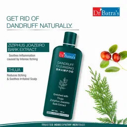 dr batra's Dandruff Cleansing Shampoo Enriched With Thuja (200 ML) image 4