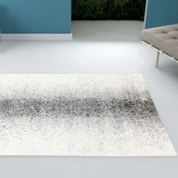 neu looms Black Abstract Viscose 8 x 10 Feet Hand Woven Carpet-picture-11