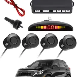 monolive Black Reverse Car Parking Sensor for Universal for All Cars-242 Set of 4 pcs Car Parking Sensors with LED Parking Assistant Kit-242 Parking Sensor-picture-42