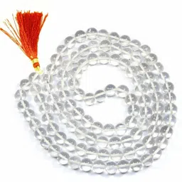 shahinpearlmart 100% ORIGINAL SPHATIK/CRYSTAL 108+1 BEADS MALA Crystal Necklace-picture-26