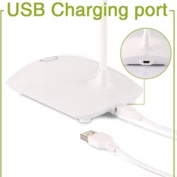 garu Battery Operated Table Lamp for Study Led Light, Light Touch Control Eye Caring Study Lamp image 4