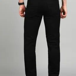 lawman Men Slim Mid Rise Black Jeans image 4