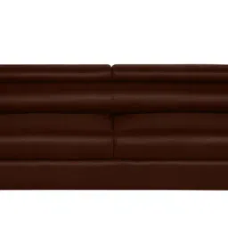 woodsworth from pepperfry Xaviec 3 Seater Sofa With Adjustable Headrest In Dark Brown Colour image 4