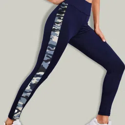 neu look Solid Women Dark Blue Tights image 1