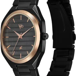 Fastrack Vyb 6.0 Horizon Quartz Black Shaped Dial Men's Watch / Analog Watch - For Men FV30031KM02 image 3