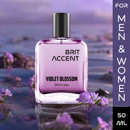 brit accent || Violet Blossom || Premium Long-Lasting Fragrance with High Concentration || Eau de Parfum - 50 ml image 1