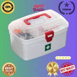 evara international Rectangular Medicine Box, Medical Box, First aid Box,Multi Purpose Box_K14 First Aid Kit-picture-21