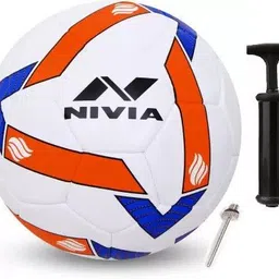 nivia Shining Star Stitched Football With Pump And Niddle Football - Size: 5-picture-23