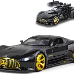 toybot Mercedes Vision AMG-GT 1:32 Scale Die-Cast Car - Openable Door & Back, Lights-picture-11