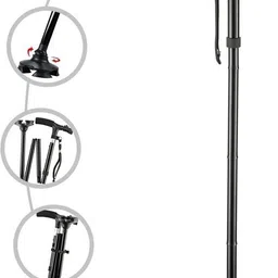 skyfish Walking Cane with LED Light Adjustable Walking Stick - Trusty Cane light Handle LED Light Folding Old Man Safety Walking Stick-picture-25