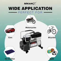 oberoi's traders Portable Car Air Compressor Pump 12V 150 psi Tyre Air Pump for Car & Bike image 3