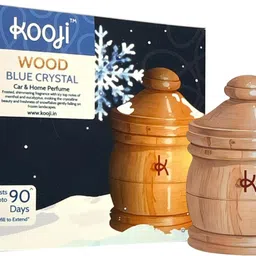 kooji Wood Blue Crystal Car & Home Perfume, Eucalyptus & Snowflake Notes Aroma Oil-picture-22