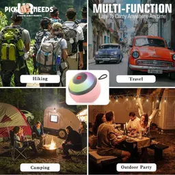 Pick Ur Needs Compact Rechargeable Wireless Speaker, 4H Playtime,RGB LED, Outdoor & Indoor use 5 W Bluetooth Speaker image 4
