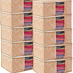 MERAO Non Woven Clothes Storage Organizer Cover Zipper Bag for Wardrobe Cotton Laundry Bag-picture-24