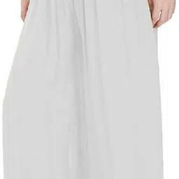 qeheem Pack of 2 Women Regular Fit Maroon, White Cotton Blend Trousers image 3