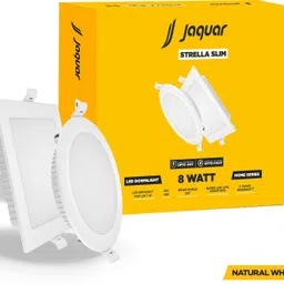 Strella Slim 8W Round Recess Down Light - Natural White (Pack of 1) Ceiling Light Ceiling Lamp-image-2