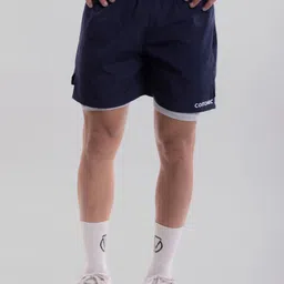 coitonic Solid Men Blue Sports Shorts-picture-12