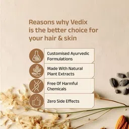 vedix Ayurvedic Hair growth Kit for Dry Hair, Dry Scalp, Wavy Hair image 3