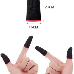 cubonic Wasp Feelers Finger Sleeves for PUBG Mobile Gaming with Sensitive Touch Finger Sleeve image 2