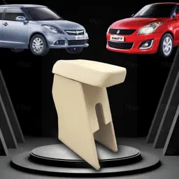 Beige Armrest for Old Maruti Suzuki Swift and Swift Dzire with Moulded Foam Car Armrest-image-60
