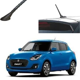 gs grow n shine Standard Quality Car Roof Decorative Show Antenna With Adhesive Tape (Sms_023) Flexible Aerial Rod with Adhesive Tape Antenna Suitable For - SWIFT 2018 Whip Vehicle Antenna image 1