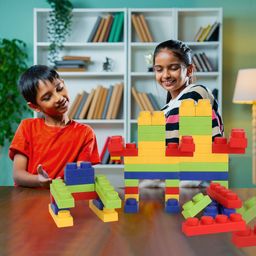 Soft Building Blocks set of 36, 3+ Months, Non Toxic and Food Grade Material-image-51