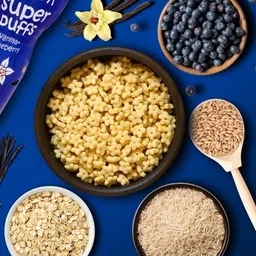 happa Organic Multigrain Vanilla Blueberry & Carrot Beetroot Super Puffs Baby Puffs 100 g image 5