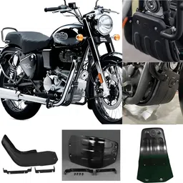 zojila NEW MODEL STANDARD BULLET 350 SUM GUARD WITH PROPER FITTING Bike Fairing Kit-picture-13