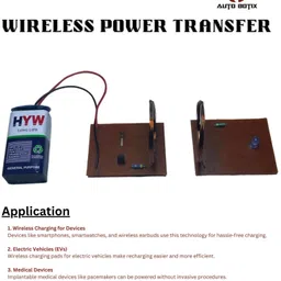 auto botix Wireless Power Transmission Science Project 100% Working Model Multi Color Educational Electronic Hobby Kit image 3