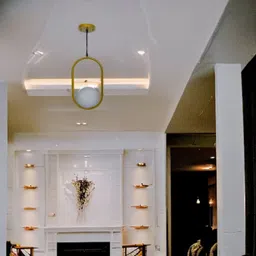 delbay Modern Hanging Lamp for Living Room, Dining Room, Bedroom & Office Recessed Ceiling Light Ceiling Lamp image 4