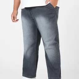 urbano plus Men Regular Mid Rise Grey Jeans image 2