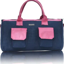 voyager paris 30 L Gym Duffel Bag - La Loire Casual Trendy Stylish with Great Space Facility & Front 2 Pocket - Blue image 1