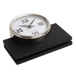 de maison decor Varner Table clock in Silver Black image 5