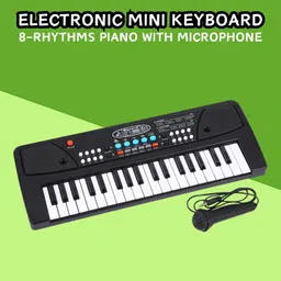 clairbell (Piano Keyboard) Toy with 37 Key, Recording and Mic, Adapter for DC Power Q205 (Piano Keyboard) Toy with 37 Key, Recording and Mic, Adapter for DC Power Q205 Analog Portable Keyboard image 1