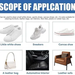 Jiyancreation 260GM | No-Wash Sneaker Cleaner & Shoe Whitener Cleaner image 3