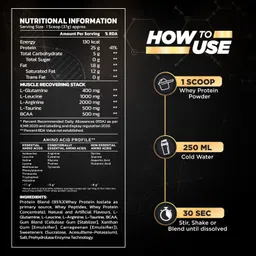 bigmuscles nutrition Premium Gold Whey | 25g Isolate Protein Blend | ProHydrolase Enzyme Tech. Whey Protein image 4