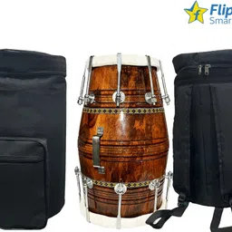 flipkart smartbuy 100% Mango wood made professional Dholak Nut & Bolts Dholak-picture-18