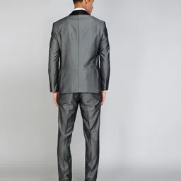 van heusen Men 2 Piece Suit Textured Suit image 4