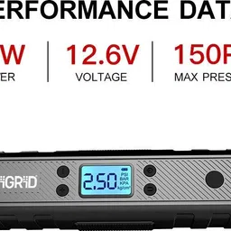 igrid 150 psi Tyre Air Pump for Car & Bike-picture-16