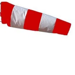 angelsafe Windsock Cloth Double Layer Six Feet Long Red & White Color Parachute Fabric Windsock Outdoor Flag image 3