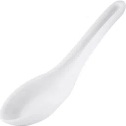 mdnsho Opalware Massage Bowl pack of 12 ( 6 bowl+6spoon) Opal Glass Solid Bowl - 400 ml, Set of 6, White image 5