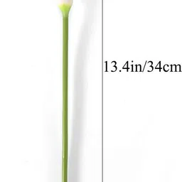 ikko DIY Lily Bunch for Vase & Home Decor, Corner Table, 1 Stem CallaLily, Pink, White Callalily Artificial Flower image 2