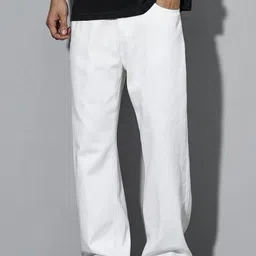 chiccraze creations Men Straight Fit Low Rise White Jeans-picture-24