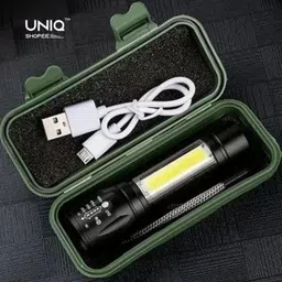 mobizac (Pack of 2) Mini Rechargeable Pocket Torch by Uniq Retail Torch image 4