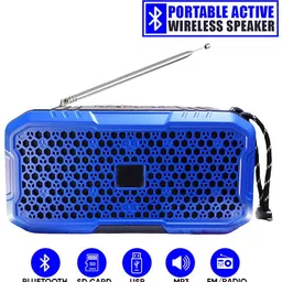 Fangtooth RM-BT551Multimedia Bluetooth Wireless Portable Speaker Supports USB/AUX/SD CARD FM Radio image 5