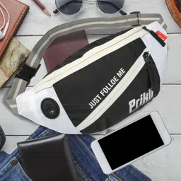 prikli 25_A _front black just follow me sweg_53 waist bag image 2